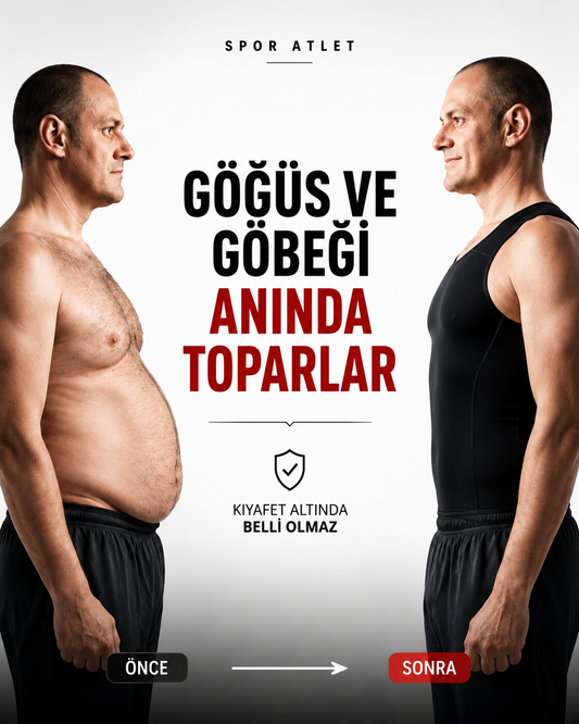 Erkek Toparlayıcı Korse Atlet