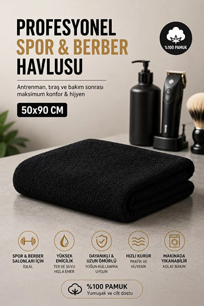 %100 Pamuk Ter Emici Yumuşak Havlu
