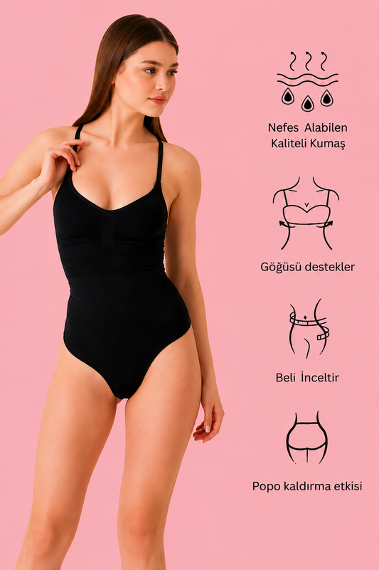 Kadın Toparlayıcı Şekillendirici Korse Body