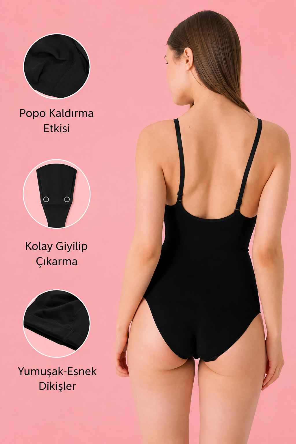 Kadın Toparlayıcı Şekillendirici Korse Body