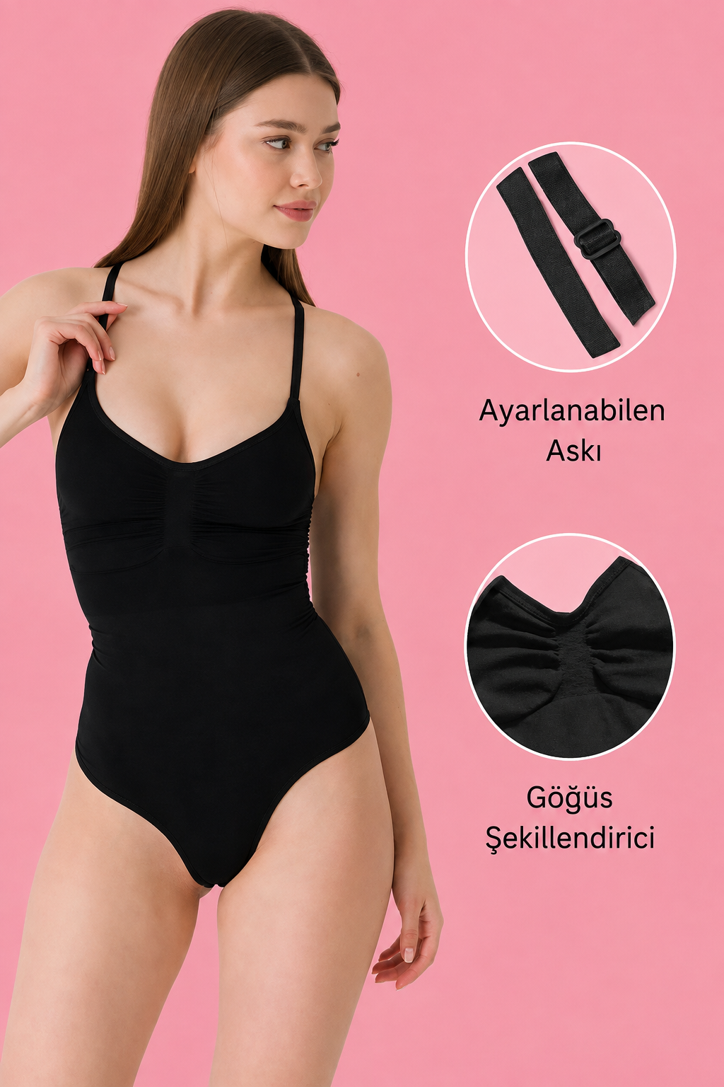 Kadın Toparlayıcı Şekillendirici Korse Body